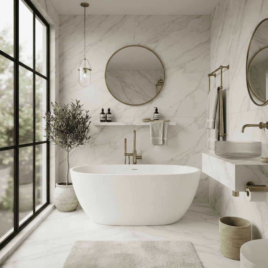 Spa Sanctuary, Bathroom Tiles interior by BlueTree Interiors